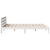 vidaXL Cadre de lit sans matelas blanc 120x190 cm bois de pin massif