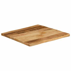 vidaXL Dessus de table bord vivant 40x40x2,5 cm bois de manguier brut