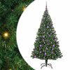vidaXL Sapin de No&euml;l artificiel Vert 180 cm PVC, Acier et Plastique