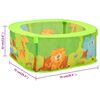 vidaXL Piscine à balles avec 300 balles pour enfants 75x75x32 cm