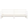 vidaXL Lit de jour et lit gigogne sans matelas 90x190 cm bois massif