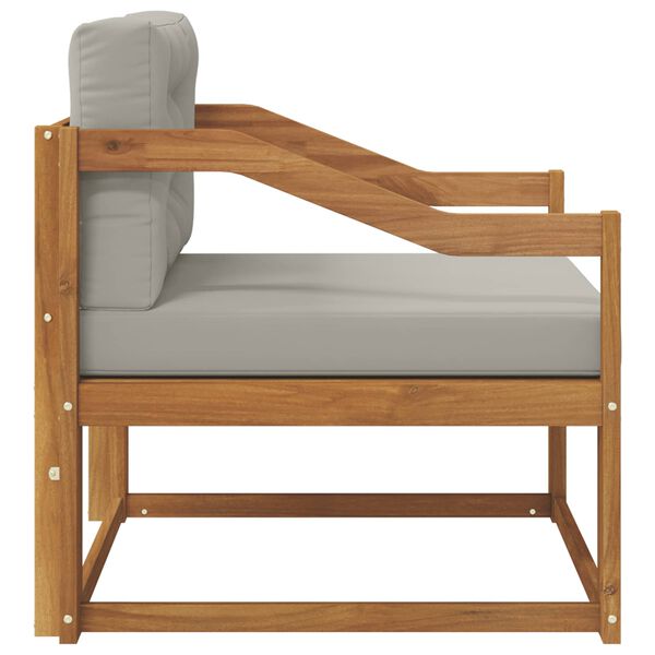 vidaXL Sofa de milieu ext&eacute;rieur Bois d'Acacia Massif Naturel