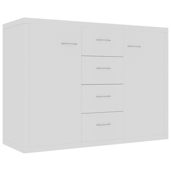 vidaXL Buffet Blanc 88x30x65 cm Bois d'ingénierie
