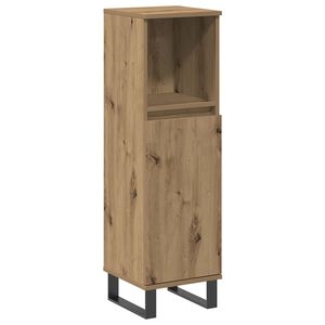 vidaXL Armoire de salle de bain chêne artisanal 30x30x100 cm