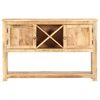 vidaXL Buffet 120x30x76 cm Bois de manguier brut