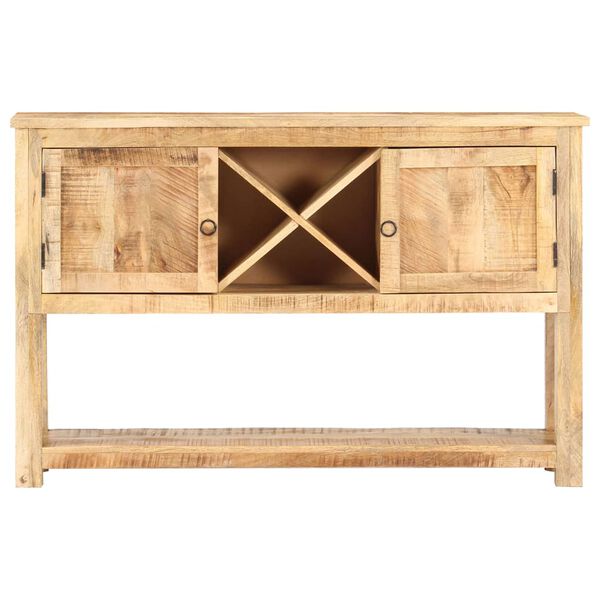 vidaXL Buffet 120x30x76 cm Bois de manguier brut