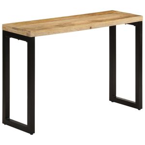 vidaXL Table console 110x35x76 cm bois de manguier massif brut