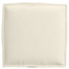 vidaXL Coussin pour assise de palette 4 pcs Crème 40 x 40 x 8 cm