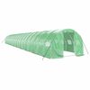 vidaXL Serre avec cadre en acier vert 60 m² 20x3x2 m