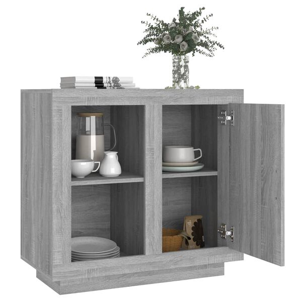 vidaXL Buffet Sonoma gris 80x40x75 cm