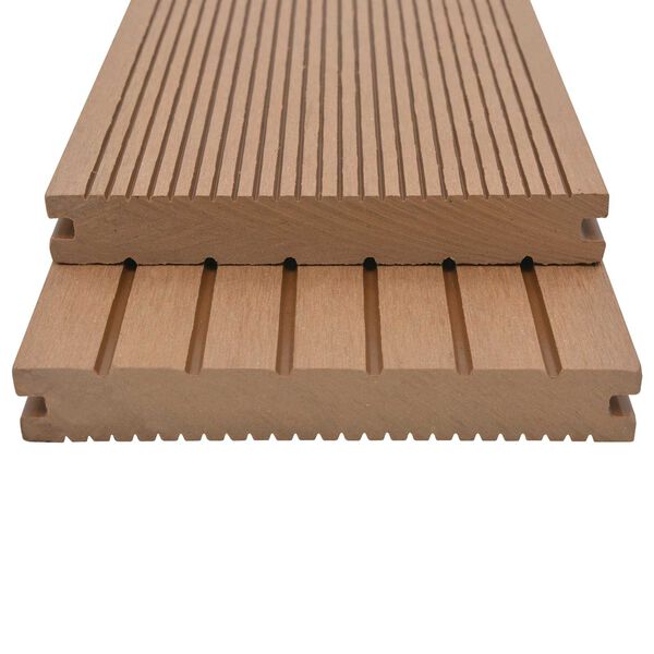 vidaXL Planche de terrasse 6 pcs Teck WPC