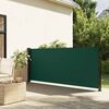 vidaXL Auvent lat&eacute;ral r&eacute;tractable vert fonc&eacute; 100x300 cm