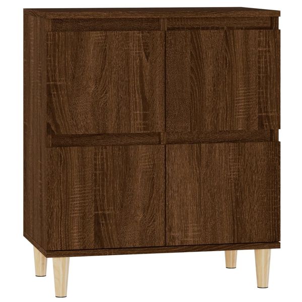 vidaXL Buffet Chêne marron 60x35x70 cm Bois d'ingénierie