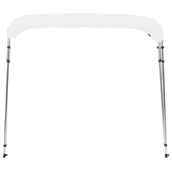 vidaXL Auvent bimini &agrave; 4 arceaux Blanc 243x196x137 cm