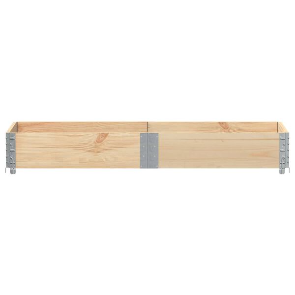 vidaXL Collier de palette 150x50 cm bois de pin solide
