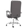 vidaXL Fauteuil inclinable de bureau Gris Similicuir