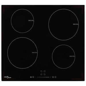 vidaXL Plaque de cuisson &agrave; induction 4 br&ucirc;leurs Contr&ocirc;le tactile 7000W