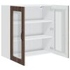 vidaXL Armoire de cuisine Ch&ecirc;ne brun 80 x 31 x 80 cm Bois d'ing&eacute;nierie