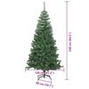vidaXL Sapin de No&euml;l avec 300 LED avec support Vert 240 cm PVC