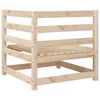 vidaXL Salon de jardin 2 pcs bois de pin massif