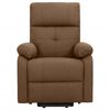 vidaXL Fauteuil de massage Marron Tissu