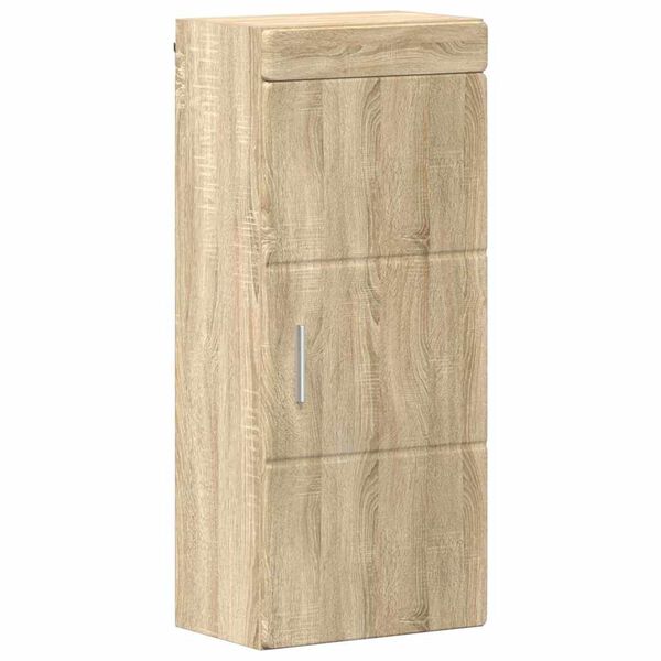 vidaXL Armoire murale de salle de bain avec &eacute;tag&egrave;re TULUM Ch&ecirc;ne Sonoma