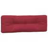 vidaXL Coussins de palette lot de 5 rouge bordeaux tissu