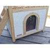 Kerbl Maison pour chats Tyrol Alpin 88x57x77 cm Marron clair