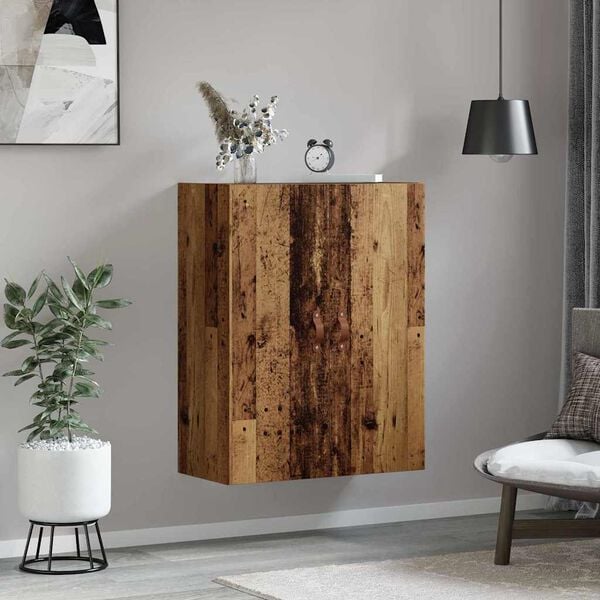 vidaXL Meuble mural Bois ancien 69,5 x 34 x 90 cm Bois d'ingénierie