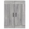 vidaXL Armoires murales 2 pcs sonoma gris bois d'ing&eacute;nierie