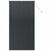 vidaXL Store V&eacute;nitien Noir 220 x 110 cm 25 mm Aluminium
