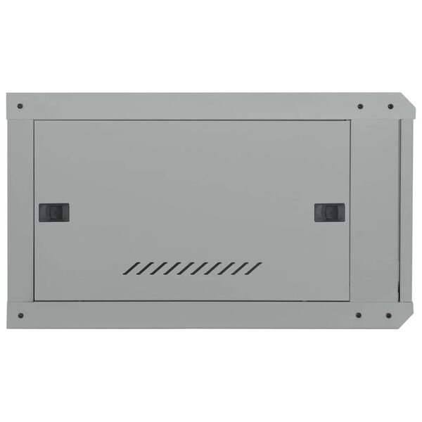 vidaXL Armoire réseau avec stockage Gris 60 x 60 x 35 cm Acier