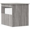 vidaXL Meuble de cage pour chiens sonoma gris 64,5x80x71 cm