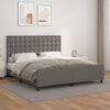 vidaXL Cadre de lit sans matelas gris similicuir