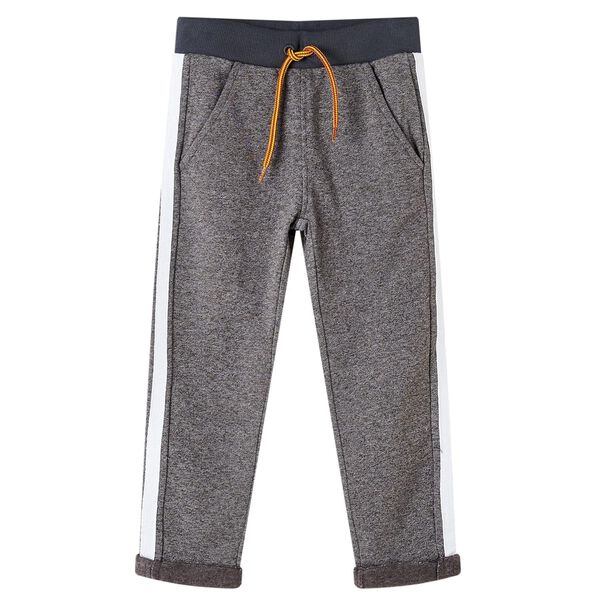 Pantalon de survêtement pour enfants mélange gris foncé 128