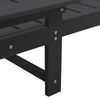 vidaXL Transat Noir 73.5 x 92 x 90 cm HDPE