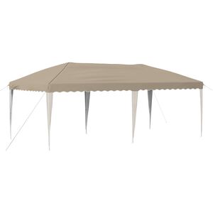 vidaXL Tente de f&ecirc;te pop-up 575 x 290 x 245 cm Cr&egrave;me
