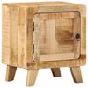 vidaXL Table de chevet 40x32x46 cm bois de manguier massif brut