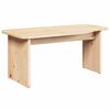 vidaXL Table basse 2 pcs Naturel Bois massif en pin