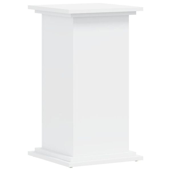 vidaXL Support pour plantes blanc 33x33x60 cm bois d'ing&eacute;nierie
