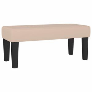 vidaXL Banc Cappuccino 70x30x30 cm Similicuir