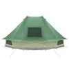 vidaXL Tente Tipi familiale avec toit Vert 680 x 430 x 270 cm