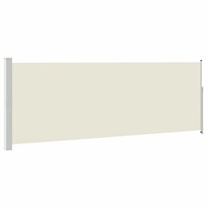 vidaXL Auvent lat&eacute;ral r&eacute;tractable 160 x 500 cm Cr&egrave;me