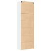vidaXL Buffet haut blanc 80x42,5x249 cm bois d'ing&eacute;nierie
