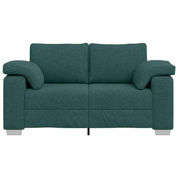 vidaXL Canap&eacute; Vert fonc&eacute; 160 x 80 x 82 cm tissu
