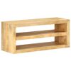 vidaXL Meuble TV 107x35x45 cm Bois de manguier solide