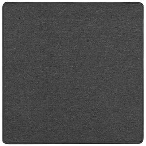 vidaXL Tapis Couloir Gris fonc&eacute; 100 x 100 cm 100% Polypropyl&egrave;ne