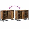 vidaXL Ensemble de mobilier de salle de bain 2 pcs Bois Ancien