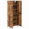 vidaXL Haut Armoire 2 pcs Bois Ancien Bois d'ing&eacute;nierie