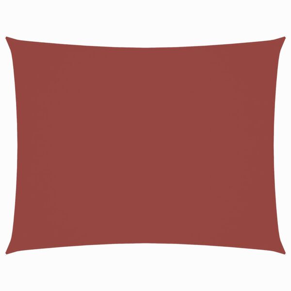 vidaXL Voile de parasol tissu oxford rectangulaire 2x4 m terre cuite